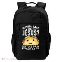 Wanna Taco Bout Jesus Cinco De Mayo Women Men Christian Backpack thumb 0
