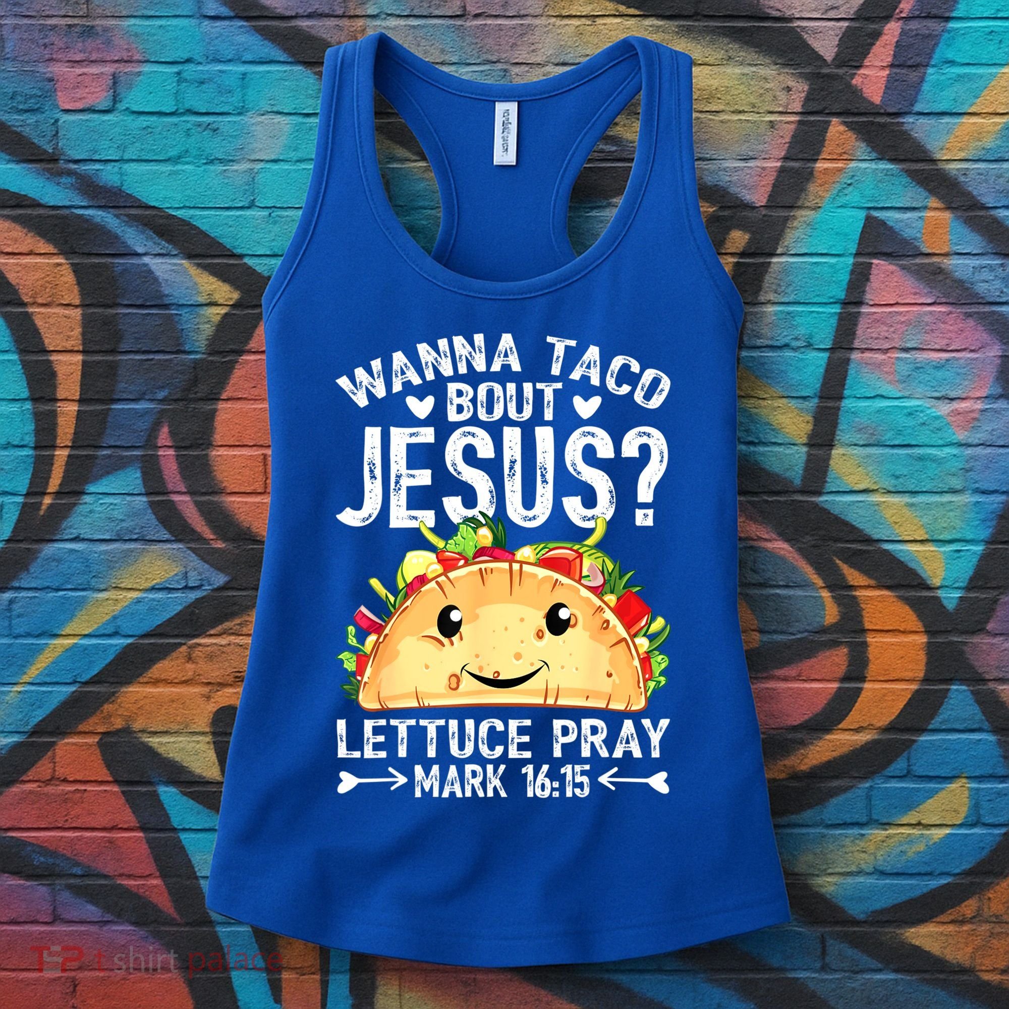 Wanna Taco Bout Jesus Cinco De Mayo Women Men Christian Women's Tank Top