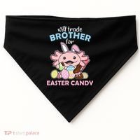 Will Trade Brother For Easter Candy Cute Axolotl USA-Made Doggie Bandana thumb 0