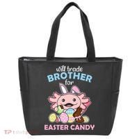 Will Trade Brother For Easter Candy Cute Axolotl Tote Bag thumb 0