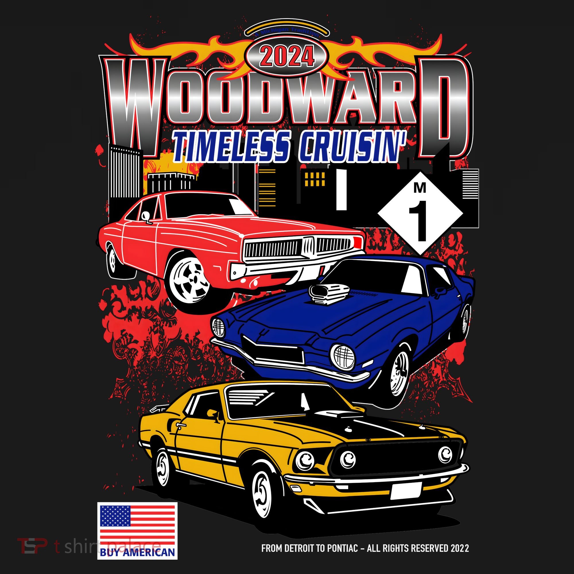 Woodward Timeless Cruisin 2025 Car Cruise Women's Tank Top
