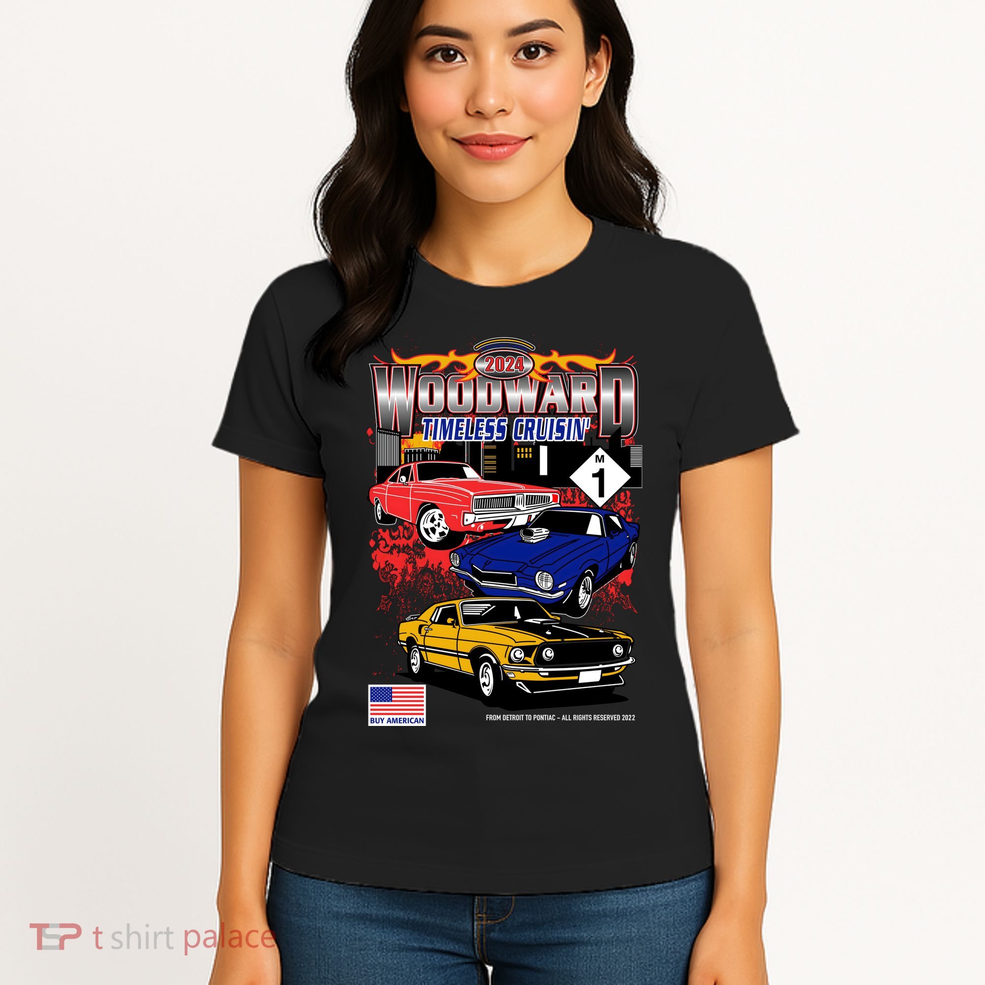Woodward Timeless Cruisin 2025 Car Cruise Women's T-Shirt