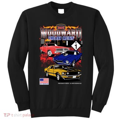 Woodward Timeless Cruisin 2025 Car Cruise Sweatshirt