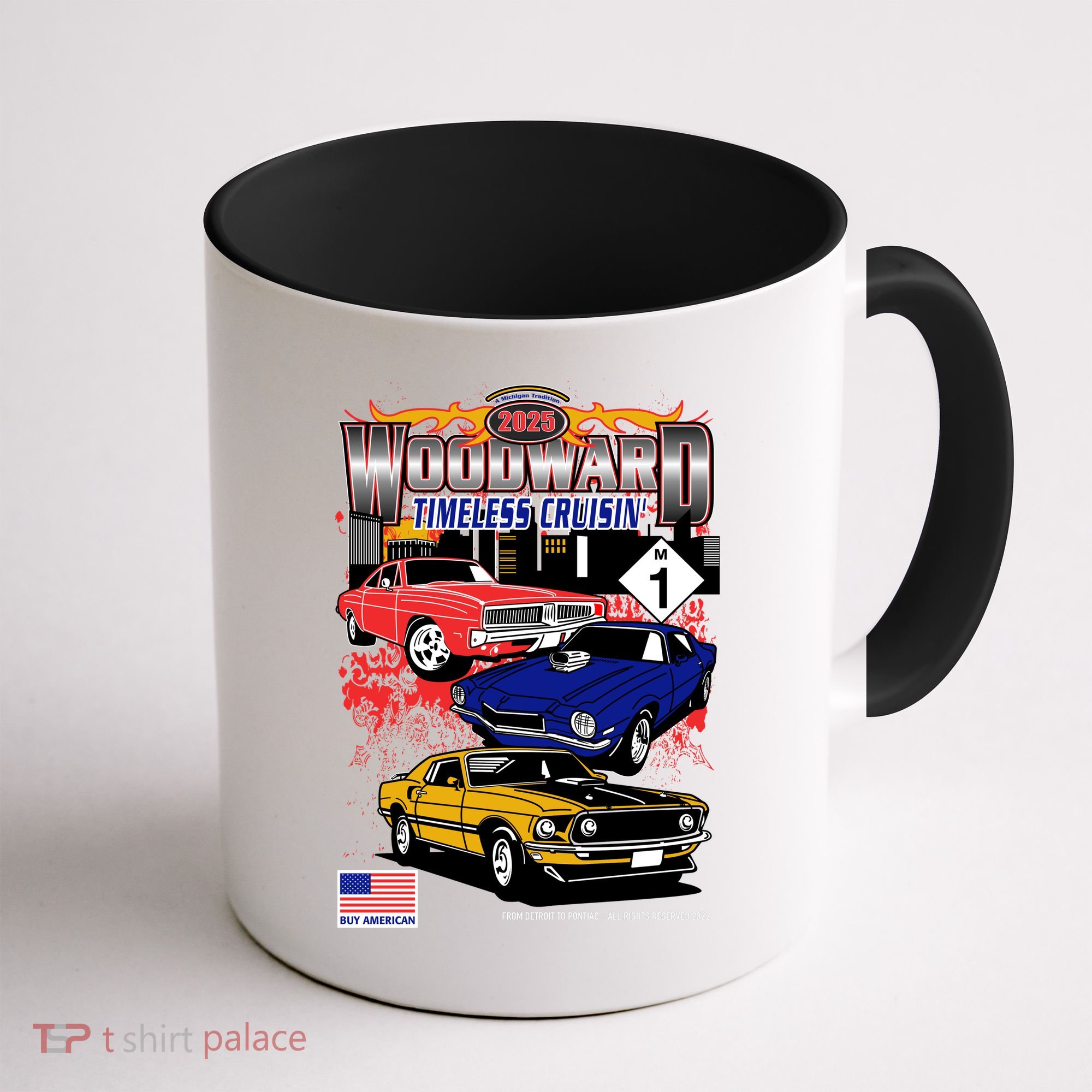 Woodward Timeless Cruisin 2025 Car Cruise Coffee Mug