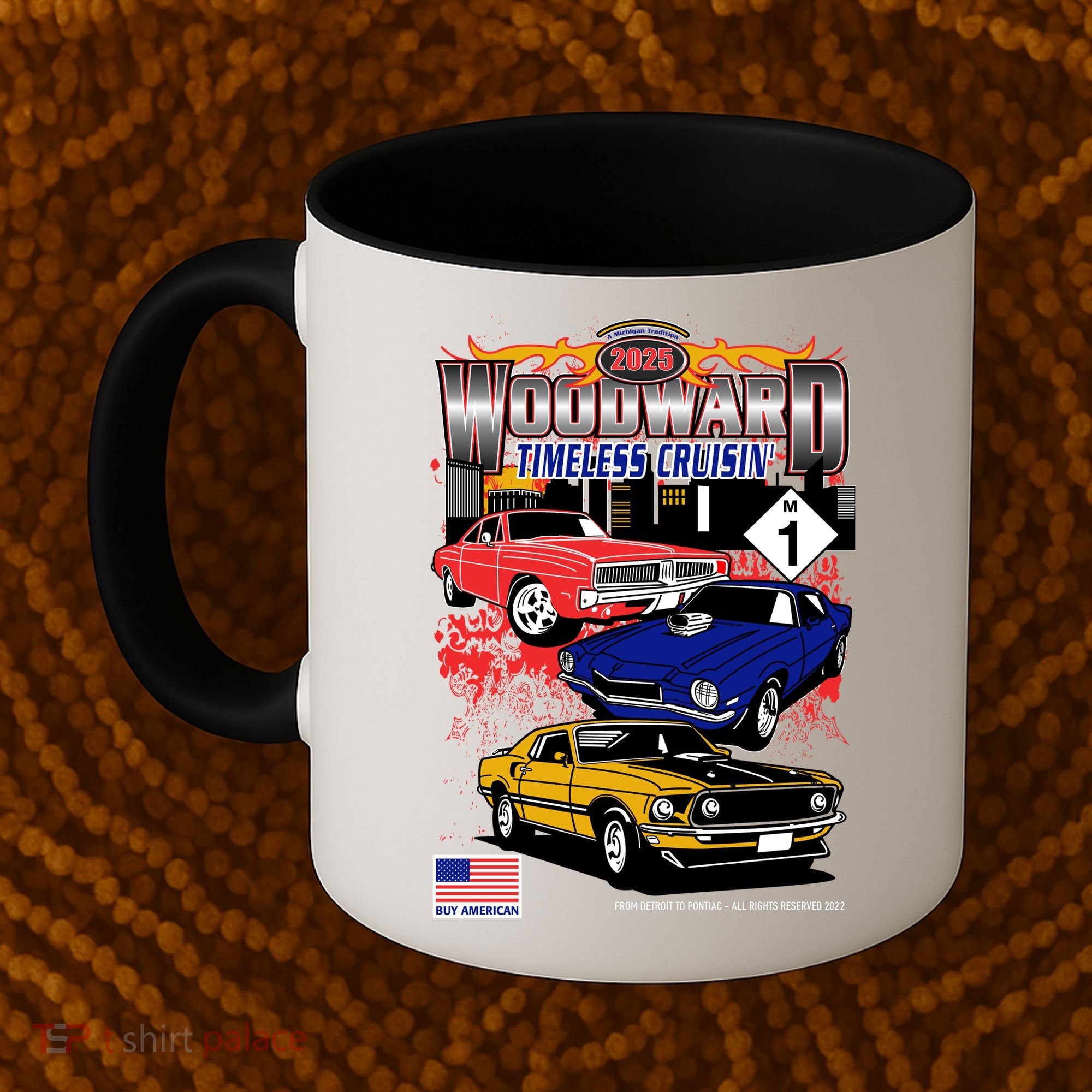 Woodward Timeless Cruisin 2025 Car Cruise Coffee Mug