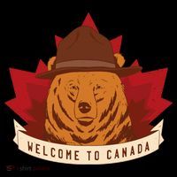 Welcome To Canada Maple Leaf Bear Ornament thumb 1