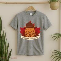 Welcome To Canada Maple Leaf Bear T-Shirt thumb 2