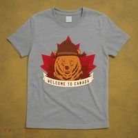 Welcome To Canada Maple Leaf Bear T-Shirt thumb 5