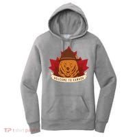 Welcome To Canada Maple Leaf Bear Women's Hoodie thumb 0