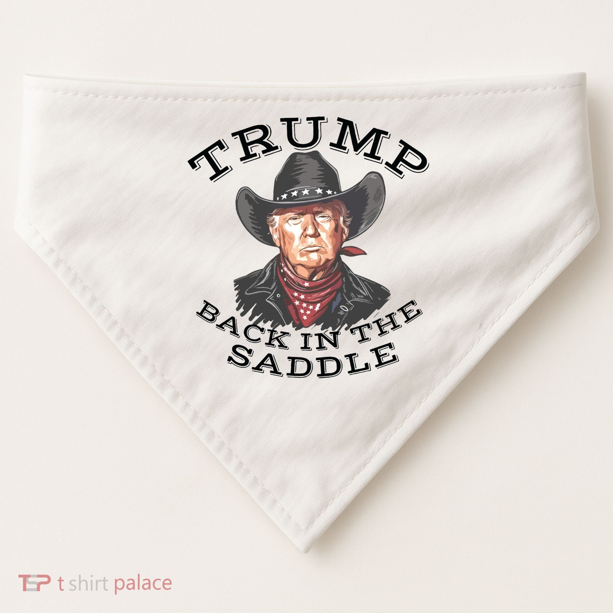 Western Trump Cowboy USA-Made Doggie Bandana