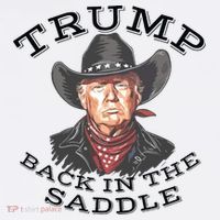 Western Trump Cowboy USA-Made Doggie Bandana thumb 2