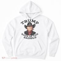 Western Trump Cowboy Hoodie thumb 0