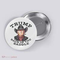 Western Trump Cowboy Button thumb 0