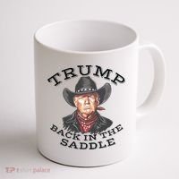 Western Trump Cowboy Coffee Mug thumb 1