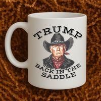 Western Trump Cowboy Coffee Mug thumb 2
