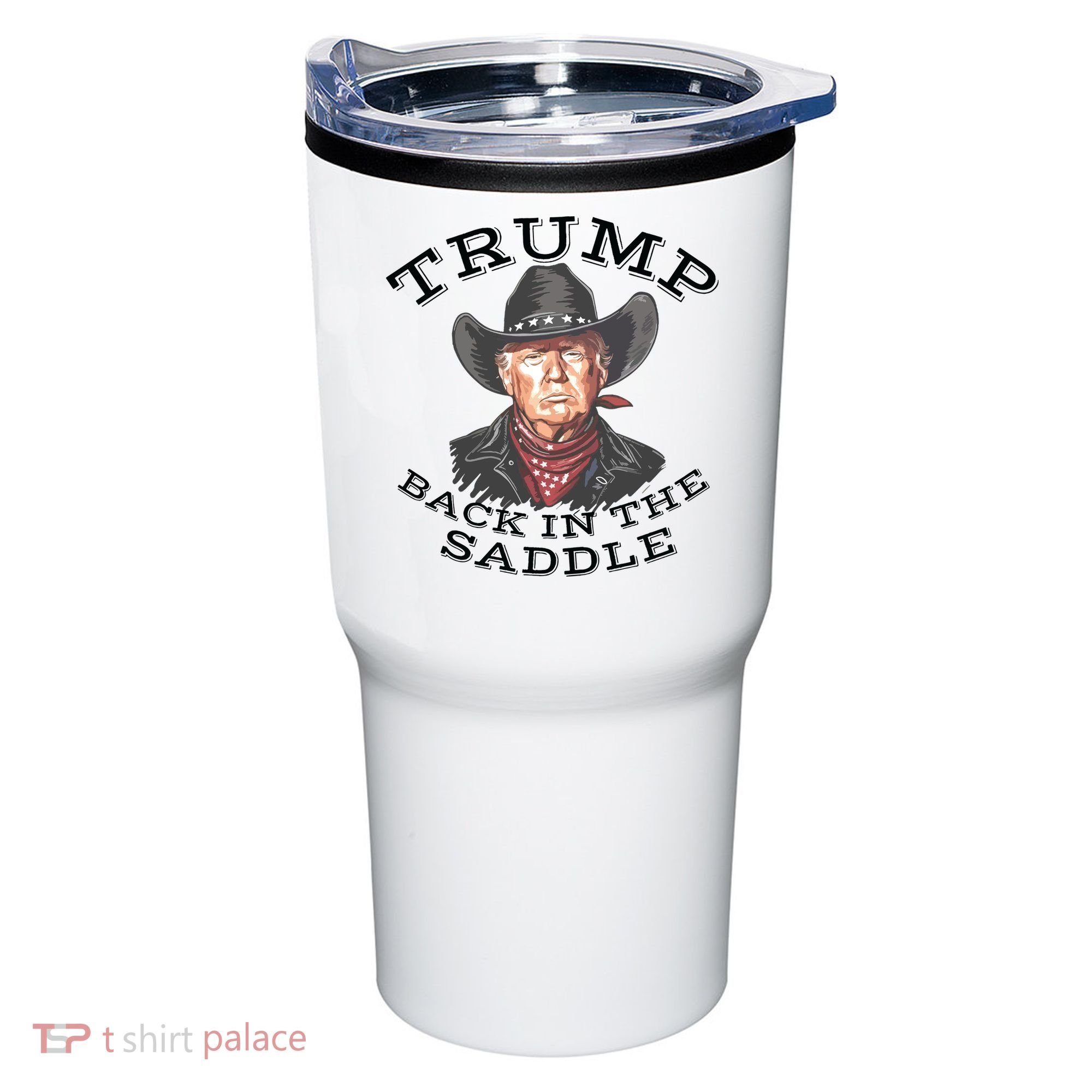 Western Trump Cowboy Tumbler