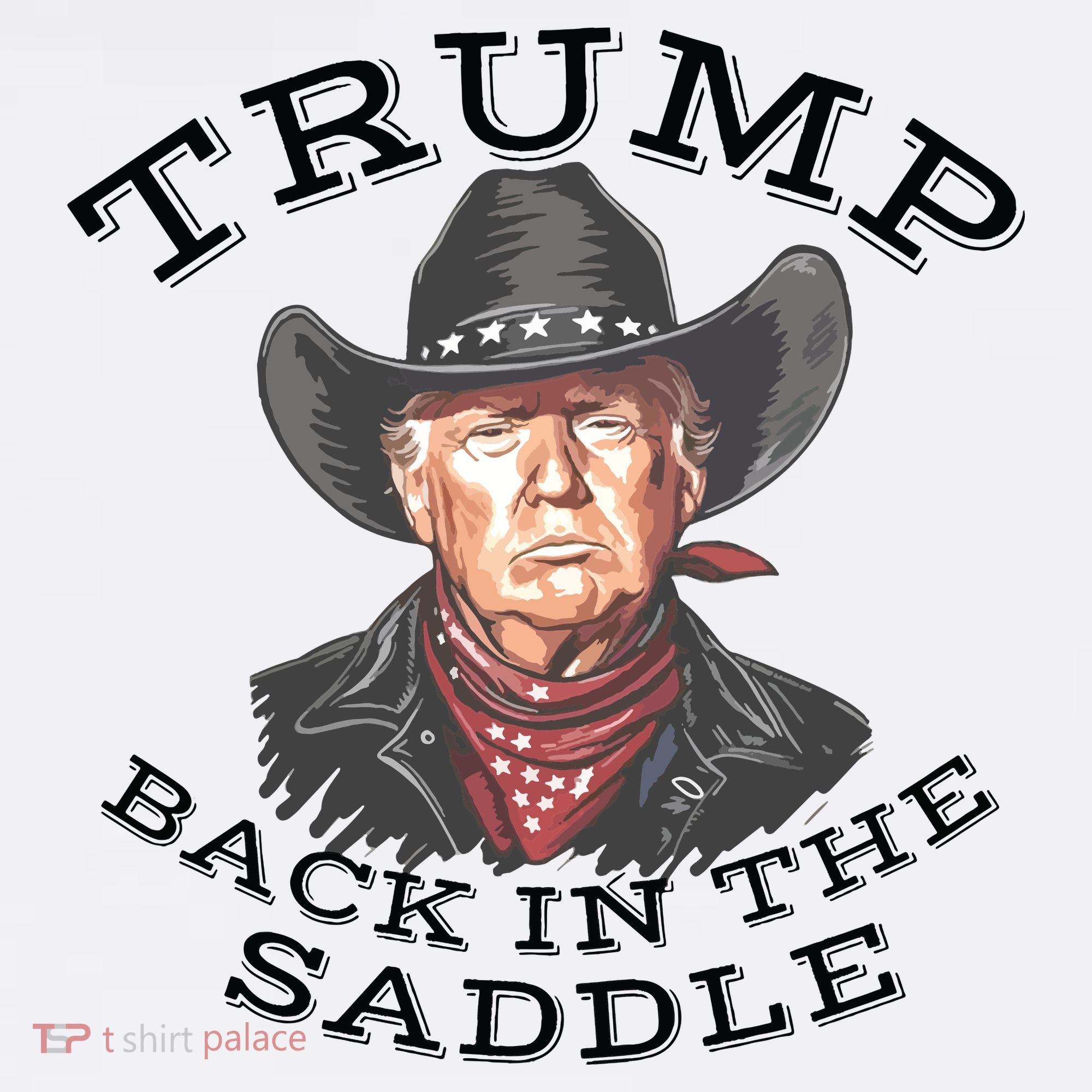 Western Trump Cowboy Women's Tank Top