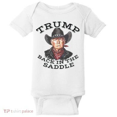 Western Trump Cowboy Baby Bodysuit
