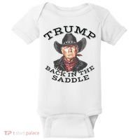 Western Trump Cowboy Baby Bodysuit thumb 0