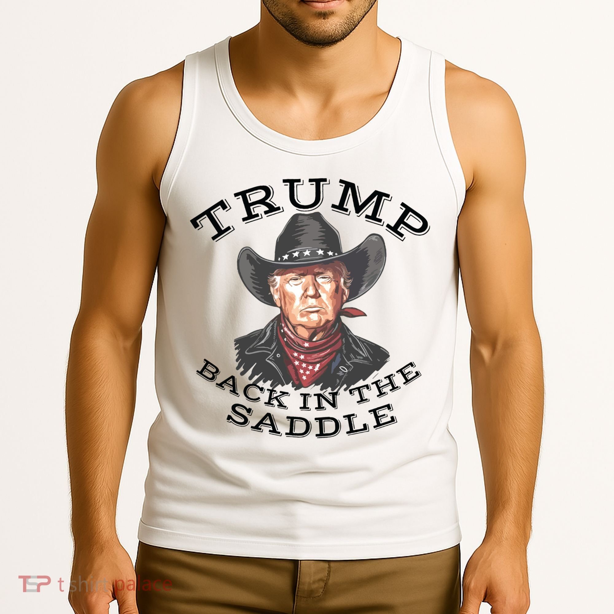 Western Trump Cowboy Tank Top