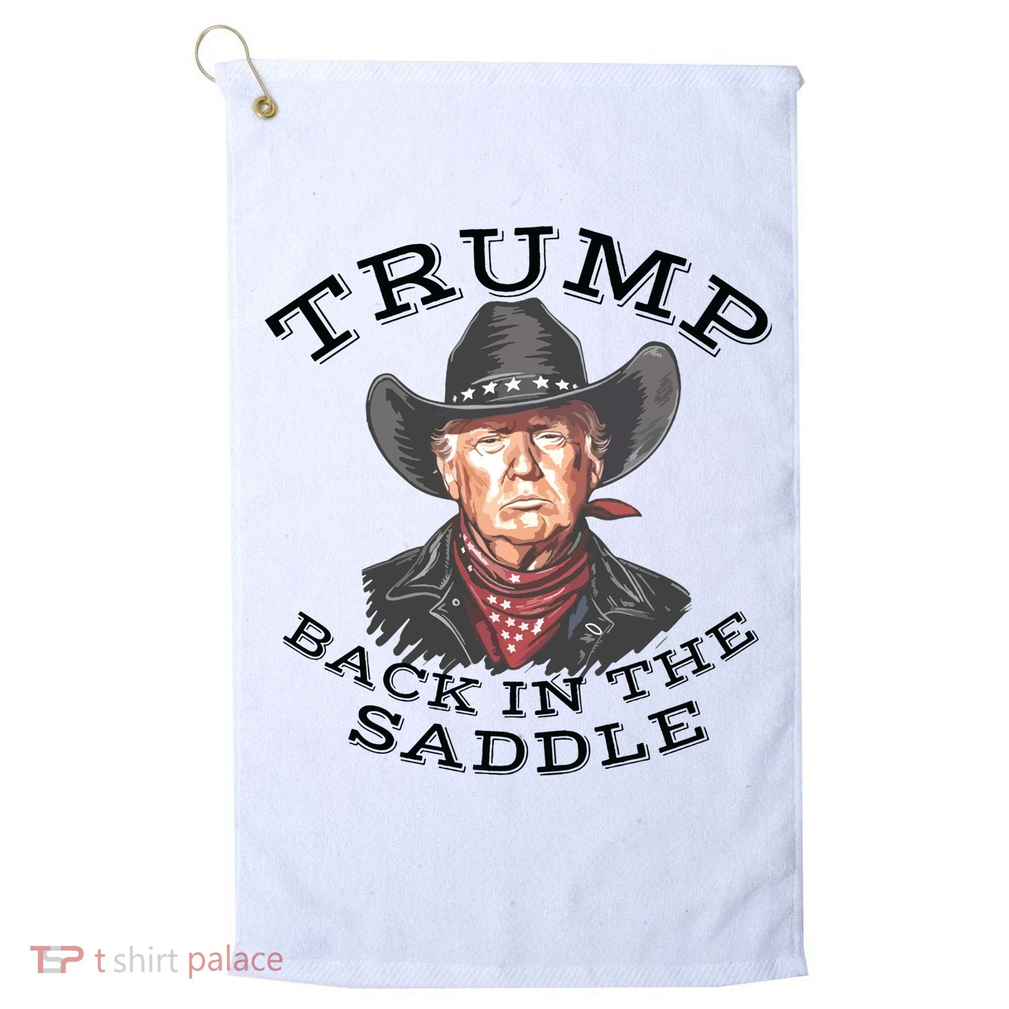 Western Trump Cowboy Golf Towel