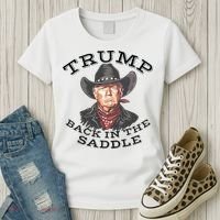 Western Trump Cowboy Women's T-Shirt thumb 3