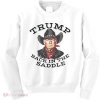 Western Trump Cowboy Kids Sweatshirt thumb 0