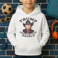 Western Trump Cowboy Kids Hoodie thumb 2