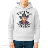Western Trump Cowboy Kids Hoodie thumb 4