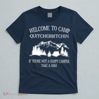 Welcome To Camp Quitcherbitchin Camp Camper Camping Graphic T-Shirt thumb 5