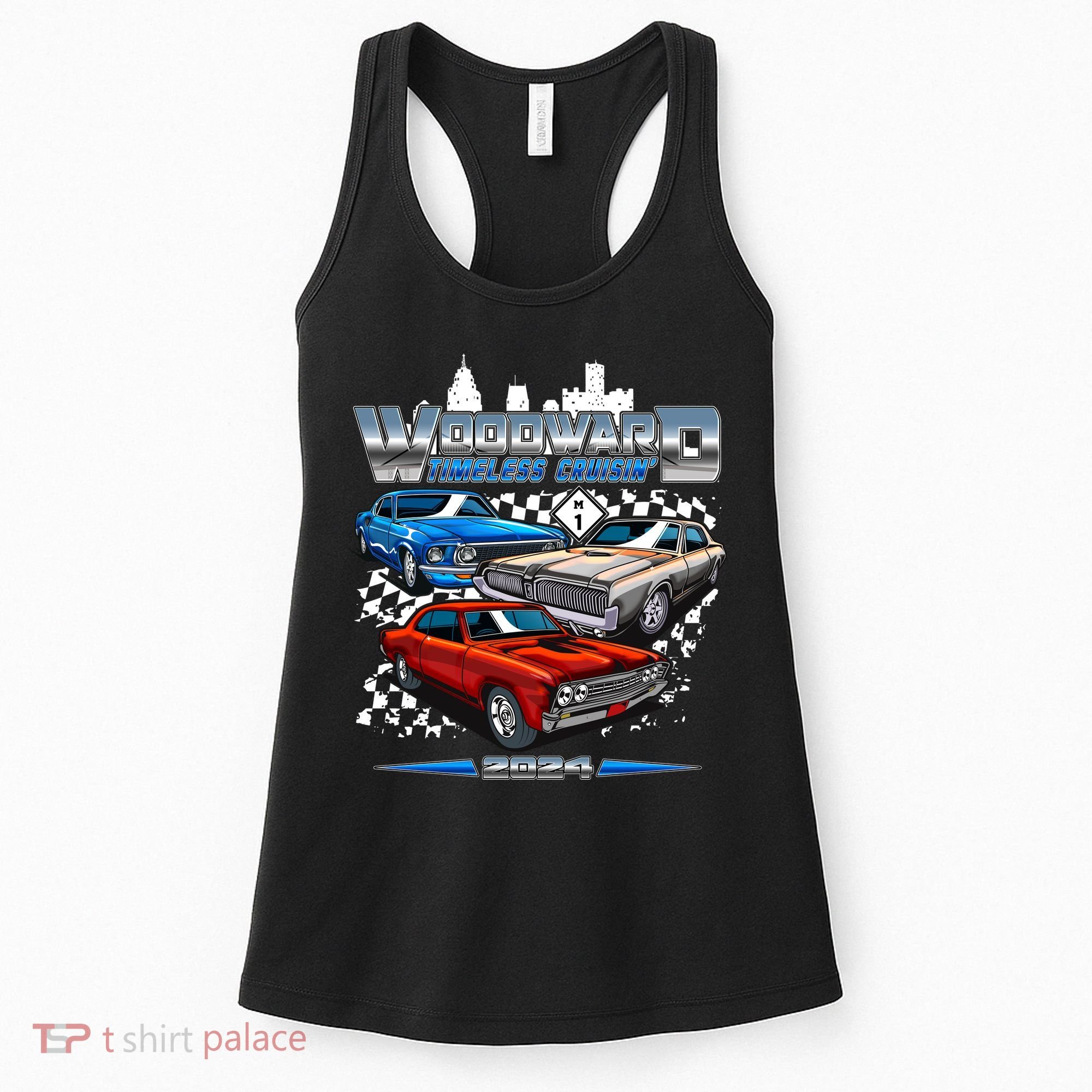 Woodward Timeless Cruisin 2024 Muscle Cars Women's Tank Top