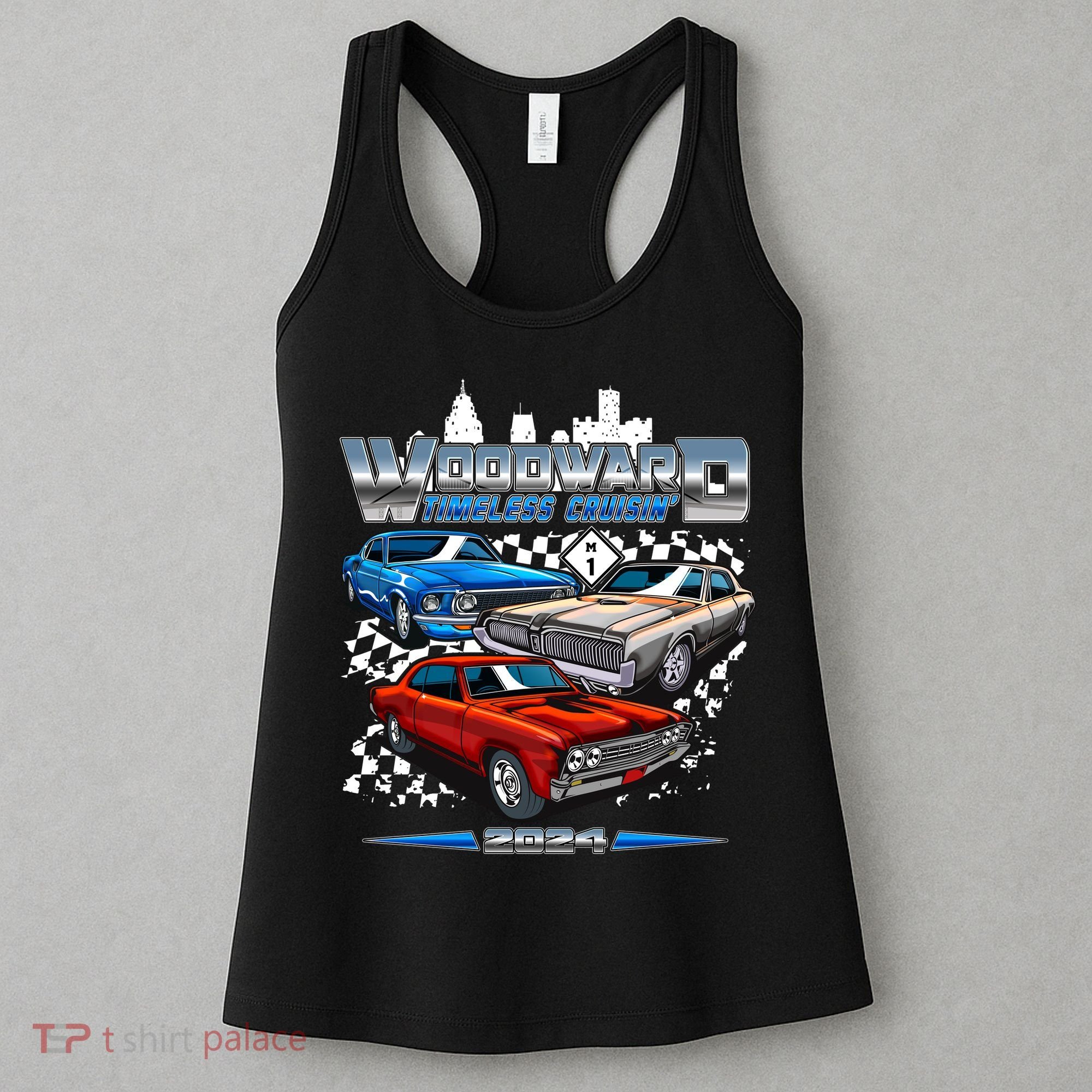 Woodward Timeless Cruisin 2024 Muscle Cars Women's Tank Top