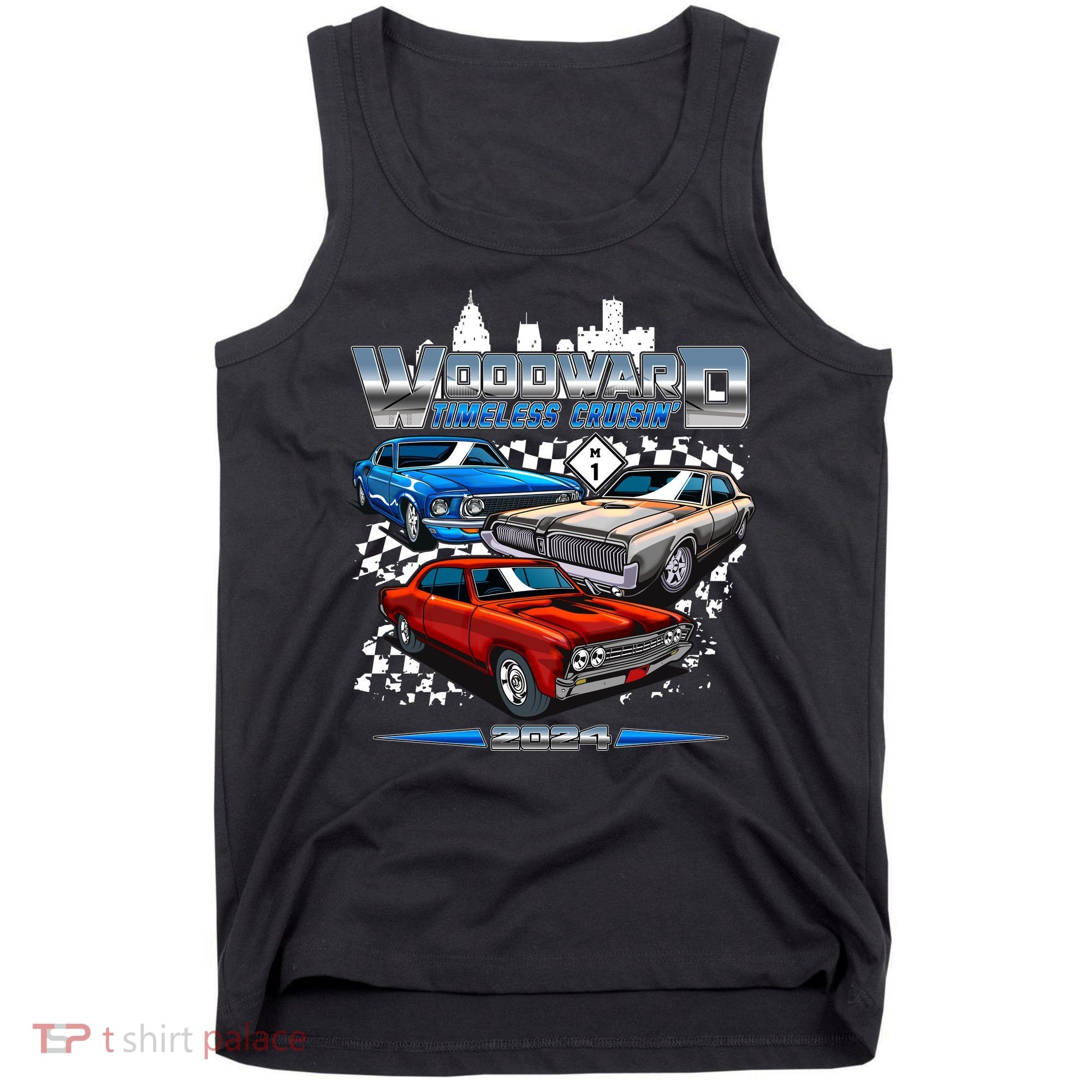 Woodward Timeless Cruisin 2024 Muscle Cars Tank Top