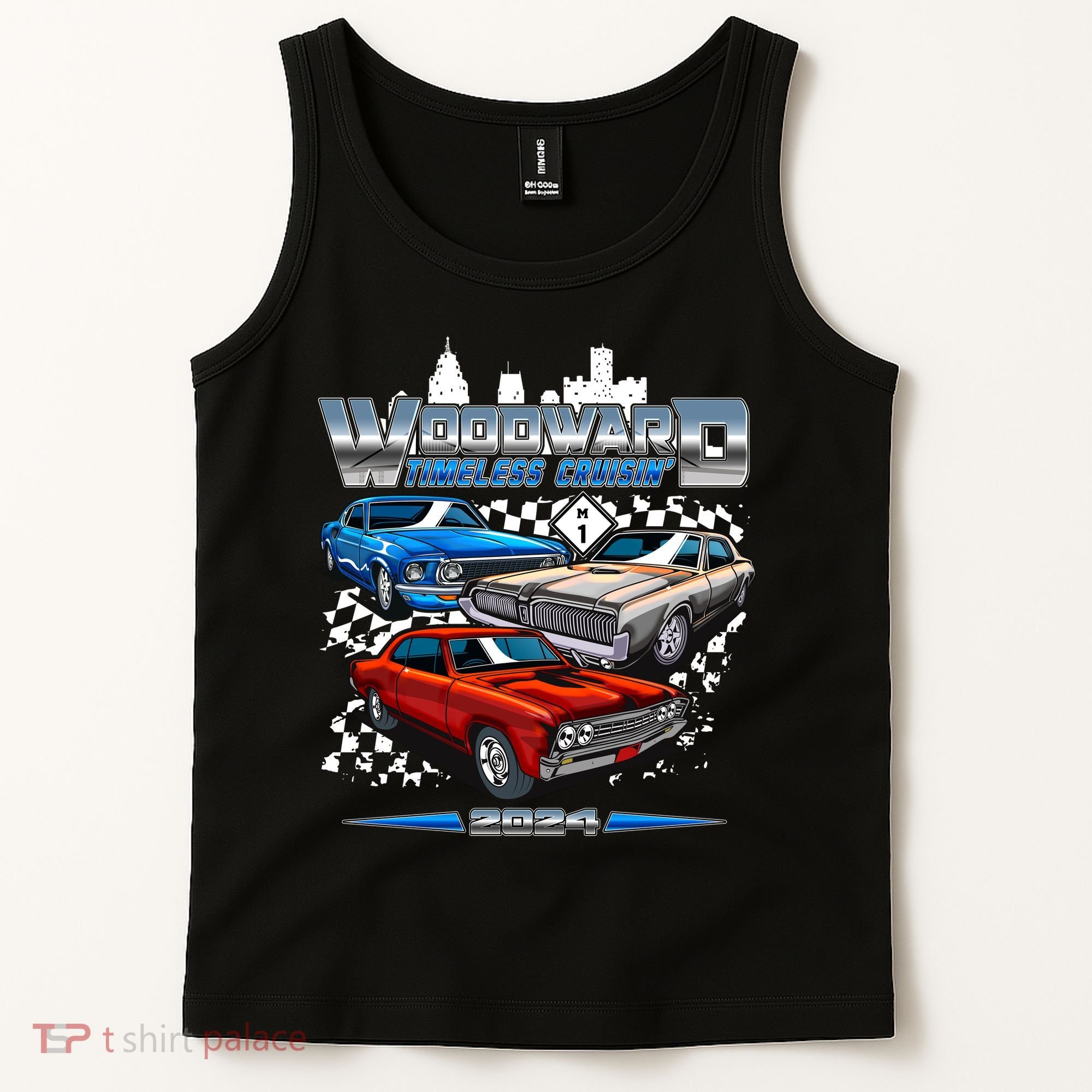 Woodward Timeless Cruisin 2024 Muscle Cars Tank Top