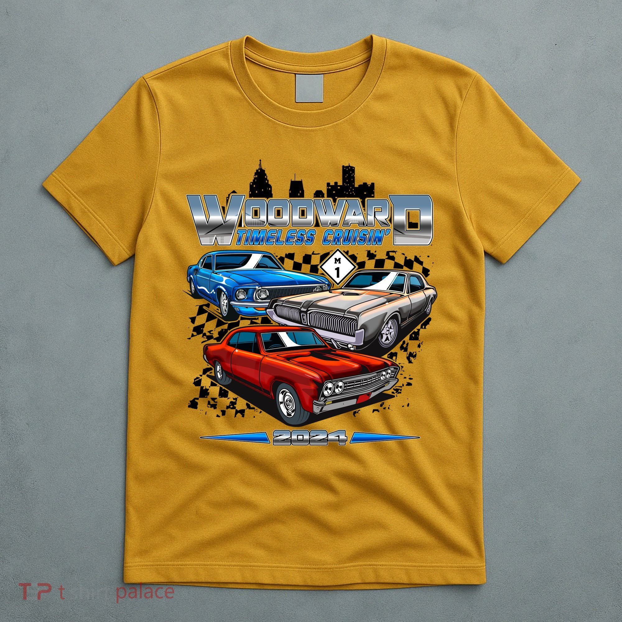 Woodward Timeless Cruisin 2024 Muscle Cars T-Shirt