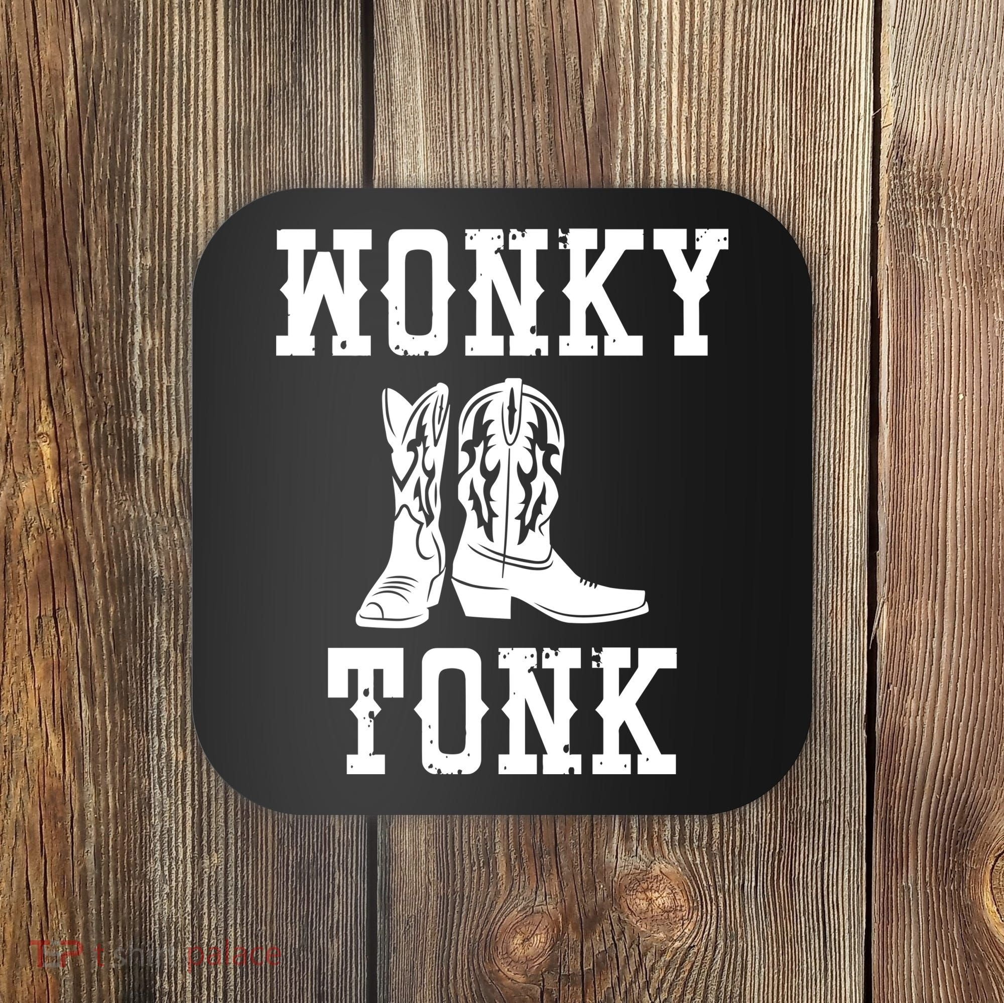 Wonky Tonk Cowboy Boots Coaster
