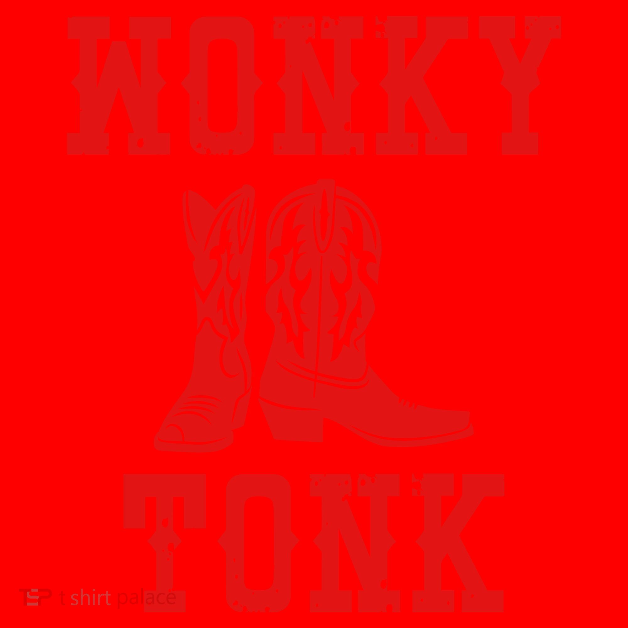 Wonky Tonk Cowboy Boots Santa Hat