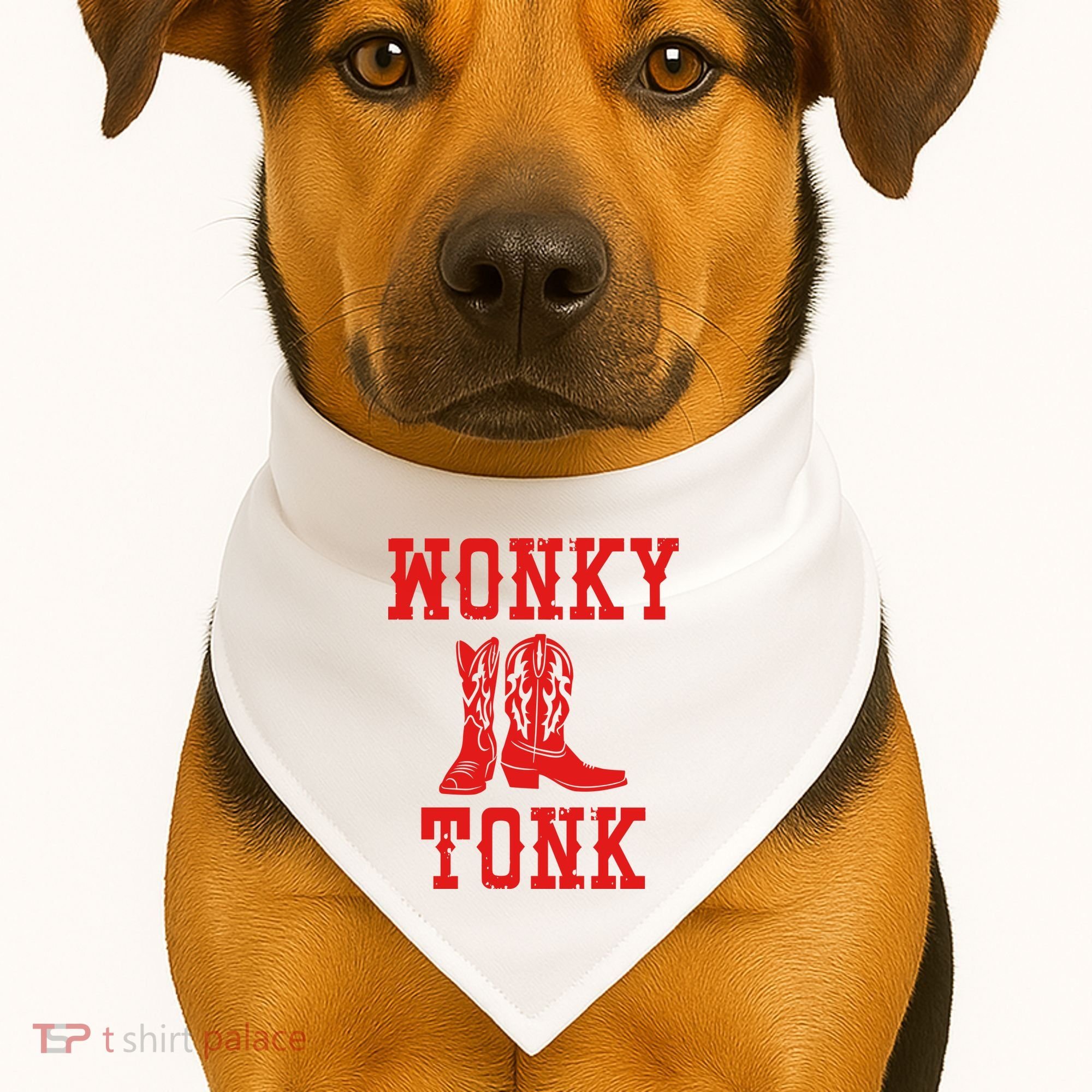 Wonky Tonk Cowboy Boots USA-Made Doggie Bandana