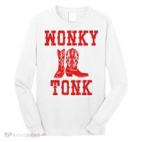 Wonky Tonk Cowboy Boots Long Sleeve Shirt thumb 0