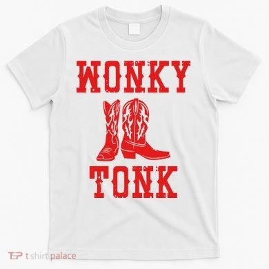 Wonky Tonk Cowboy Boots T-Shirt
