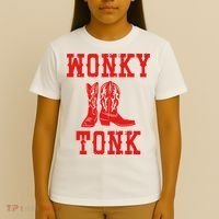 Wonky Tonk Cowboy Boots T-Shirt thumb 4