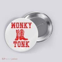 Wonky Tonk Cowboy Boots Button thumb 0