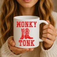 Wonky Tonk Cowboy Boots Coffee Mug thumb 3