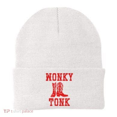 Wonky Tonk Cowboy Boots Beanie