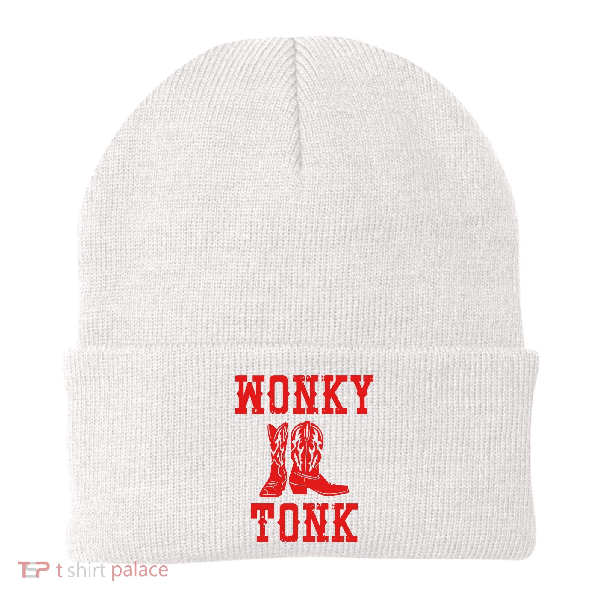 Wonky Tonk Cowboy Boots Beanie