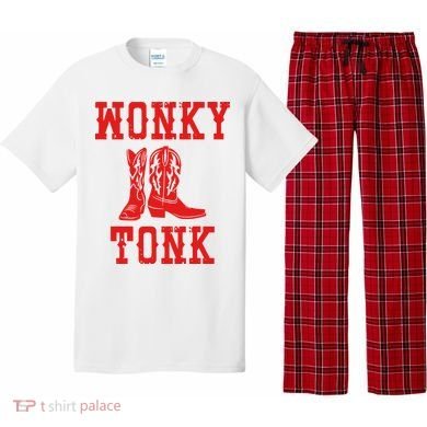 Wonky Tonk Cowboy Boots Pajama Set