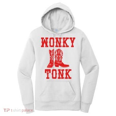 Wonky Tonk Cowboy Boots Women's Hoodie
