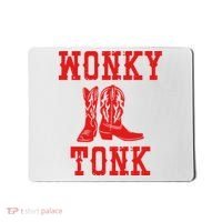 Wonky Tonk Cowboy Boots Mousepad thumb 0