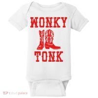 Wonky Tonk Cowboy Boots Baby Bodysuit thumb 0