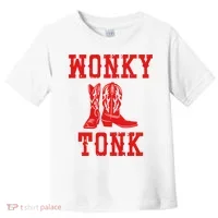 Wonky Tonk Cowboy Boots Toddler T-Shirt thumb 0